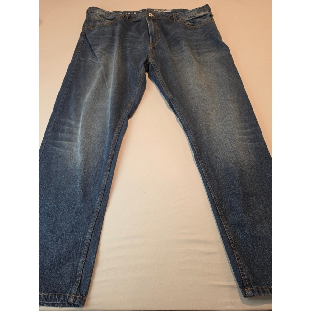 Sean‎ John Hamilton Relaxed Tapered Jeans Mens 42x32 Blue Denim Medium Wash 0799